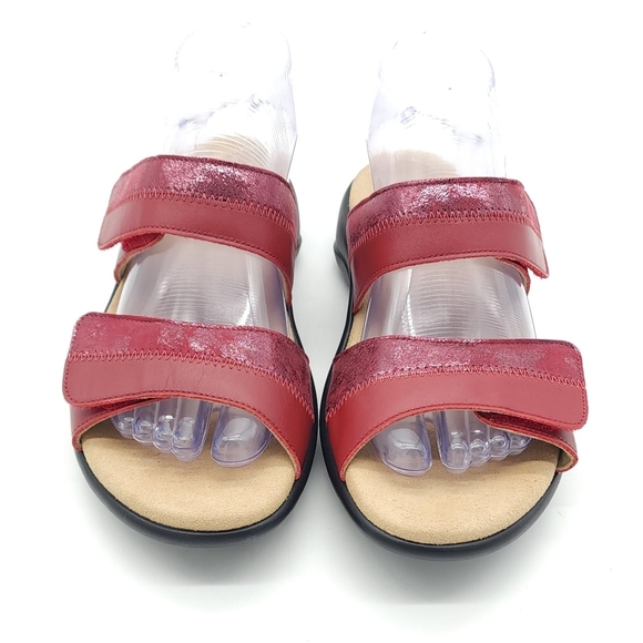 SAS Womens Nudu Adjustable Slide Ruby Cabernet Casual Sandal Size 8 WW - Picture 3 of 10